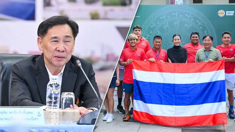 "สุชัย" ปลื้มเดวิสคัพไทยเข้าชิงแถมเลื่อนชั้น ทีมนักหวดประกาศสู้เต็มสูบหวังแชมป์โซนฯ  