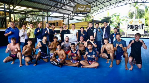 กรรมการซอฟต์เพาเวอร์ ลงพื้นที่เกาะสมุย ดัน ”มวยไทย“ สู่เวทีโลก