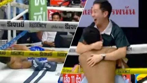 โคตรช็อก! "นักมวยไทย" อดคว้าเงินอัดฉีด 1 ล้าน แขนหักจากอุบัติเหตุบนเวที (คลิป)