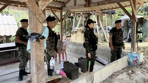 ประธานที่ปรึกษา กมธ.การตำรวจ ลงพื้นที่ยะลา ให้กำลังใจ ตร.พลร่ม-ครูโรงเรียน ตชด. 