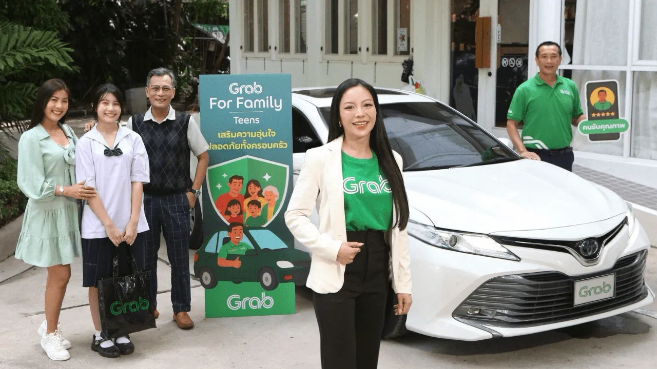 แกร็บ เปิดตัวฟีเจอร์ใหม่ “Grab For Family | Teens” เรียกรถรับ-ส่งวัยรุ่น Gen Alpha-Gen Z โดยเฉพาะ