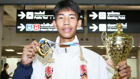 เทควันโดไทย เตรียมดัน "บิว ธนภูมิ" ขึ้นทีมชาติชุดใหญ่ หลังคว้าทองศึกเอเชีย