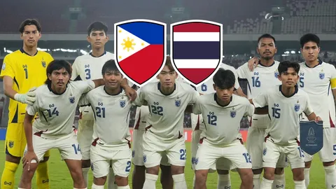 มาแล้ว ประกาศรายชื่อ 11 ตัวจริง “ทีมชาติไทย U23” ปะทะ “ฟิลิปปินส์ U23” ชิงที่ 3 อาเซียน