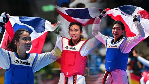 เทควันโดไทย สุดยอด !!! กวาดรวม 5 เหรียญทอง ยุวชนชิงแชมป์เอเชีย 2025