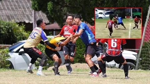 เรียบร้อย "แข้งเดินสาย" หัวร้อน ต่อยผู้ตัดสิน หมดอนาคต ทัวร์ลงธุรกิจ 