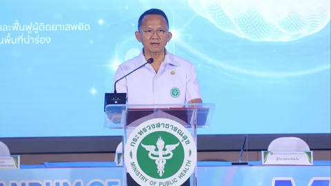 “สมศักดิ์-ชัยชนะ” ดึง ผวจ.-ตำรวจ-ท้องถิ่น ทำ MOU บำบัดผู้ติดยาเสพติด นำร่อง 8 จังหวัด
