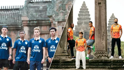 โพสต์ทีหลังอ้าง Original! ทีมกัมพูชาเปิดเสื้อคอนเซปต์คล้ายบุรีรัมย์ เจอทัวร์ไทยถล่มยับ