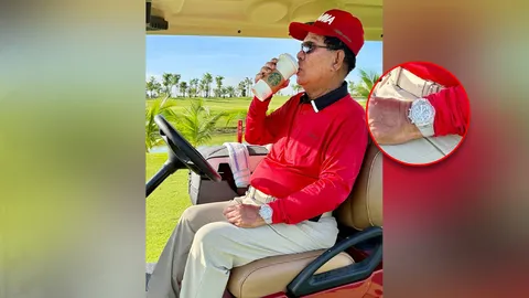 เปิดราคานาฬิกา "ฮุน เซน" อดีตผู้นำเขมร หลังใส่ตีกอล์ฟชิลๆ ช่วงข้อพิพาทชายแดนไทย-กัมพูชา