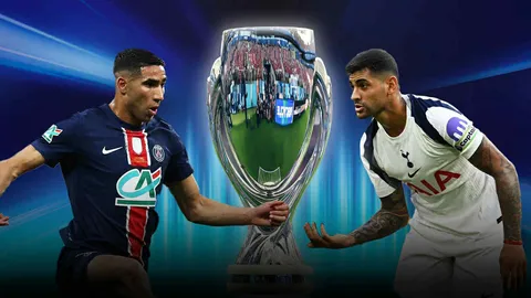 ดูถ่ายทอดสด ช่องทางดูบอล PSG ปารีส แซงต์ แชร์กแมง VS สเปอร์ส ยูฟ่าซูเปอร์คัพ UEFA Super Cup 2025