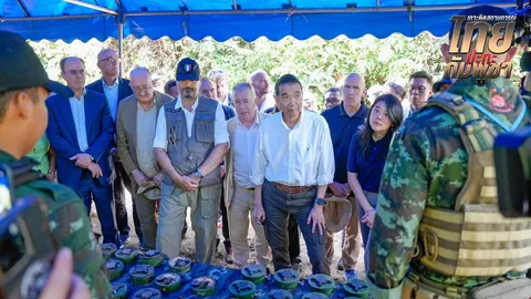 ประจานให้โลกรู้ กัมพูชาถล่ม บ้านพัง-ฝังระเบิด คณะทูตดูพื้นที่ศรีสะเกษ