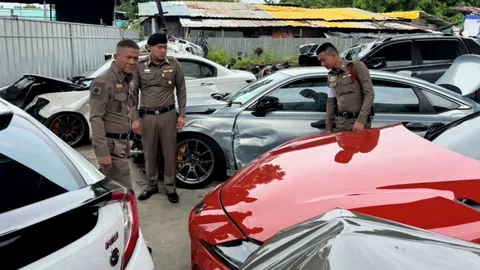 ตร. ประชุมคดี รถ 11 คันชนกันบนทางด่วน พบหลายคันเข้าข่ายการแข่งประลองความเร็ว