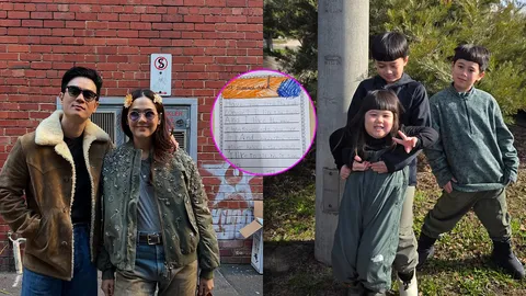 เปิดจดหมายจาก พี่สายฟ้า เขียนถึง พ่อน็อต-แม่ชมพู่ ในวันเปิดเทอม อ่านแล้วน่ารักมาก