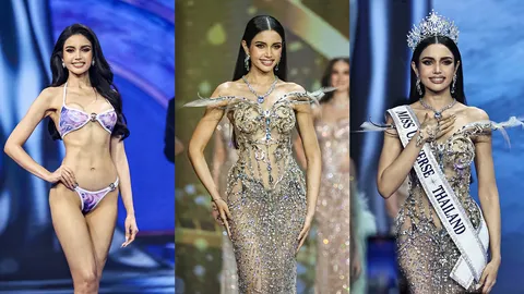 รวมภาพความสวยของ วีนา ปวีนา เจ้าของมง Miss Universe Thailand 2025 