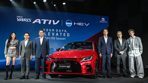 โตโยต้า แนะนำ NEW YARIS ATIV HEV พร้อมเปิดรับจองสิทธิ์ BEV รุ่น NEW bZ4X ในประเทศไทย