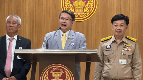สว.อิสระ แถลงฉะวุฒิสภา ทำงานรับลูกพรรคการเมือง ลักหลับชงญัตติยกเลิก MOU 43-44
