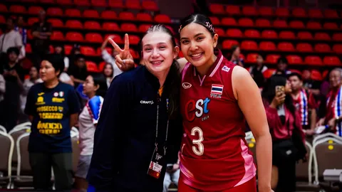 มือเซตสำรองสวีเดน โพสต์ซูฮก “พรพรรณ” เซตเตอร์วอลเลย์บอลหญิงไทย หลังมีภาพกอดทั้งน้ำตา