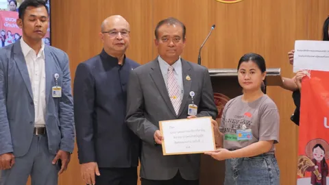 “กลุ่มนักปกป้องสิทธิหญิง” รวมพลังบุกรัฐสภา ทวงสิทธิแรงงานหญิง–ครอบครัว ไม่จำกัดสิทธิแค่คู่สมรส