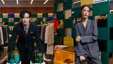 กองทัพ พีค แท็กทีม จิมมี่-ซี-น้ำตาล-เอมี่ ร่วมงานเปิดช็อปแบรนด์หรู