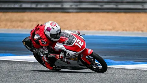 “ปัญจรุจน์” บิดสุดมัน คว้าดับเบิ้ลแชมป์ Idemitsu Honda Thailand Talent Cup 2025 สนามที่ 3