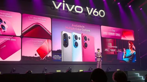 เปิดตัว vivo V60 มาพร้อมชิป Snapdragon 7 Gen 4 และกล้องเลนส์ ZEISS ซูม 10 เท่า