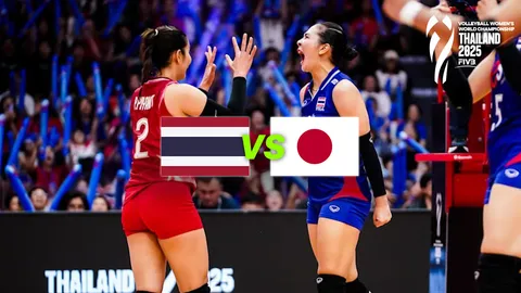 ช่องทางชมสด วอลเลย์บอลหญิงทีมชาติไทย VS ญี่ปุ่น วอลเลย์บอลหญิงชิงแชมป์โลก 2025 รอบ 16 ทีม