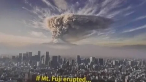 ญี่ปุ่นใช้ AI จำลองภูเขาไฟฟูจิระเบิด เตือนคนโตเกียวรับมือภัยพิบัติ 