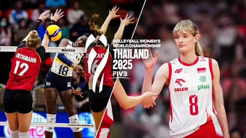 ได้แล้ว 4 ทีมเข้ารอบ 8 ทีมสุดท้าย สรุปผลแข่ง "วอลเลย์บอลหญิง ชิงแชมป์โลก 2025"