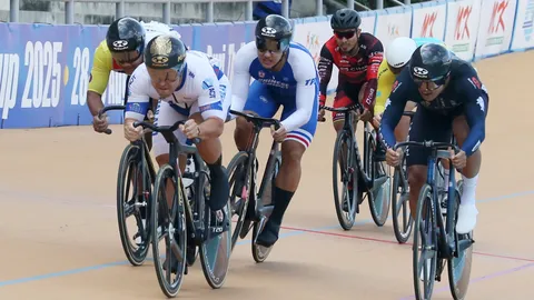 “เสธ.หมึก” พอใจสองล้อ แทร็ก เอเชีย คัพ  นักปั่นไทยยึดที่ 3 และได้อันดับ 1 อาเซียน