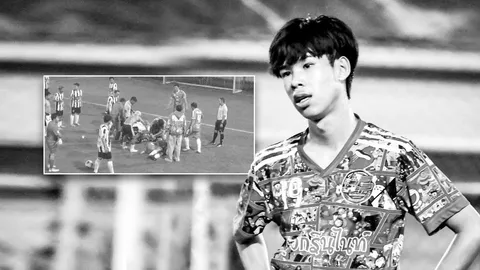 ขอแสดงความเสียใจ “นักฟุตบอลเดินสาย” ล้มฟุบคาสนาม ก่อนเสียชีวิต (คลิป)