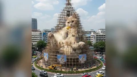 แจกวิธีทำ Gemini สร้างรูปมาอีกแล้ว บิวด์ตัวเองเป็นอนุสาวรีย์กลางเมืองไปเลย