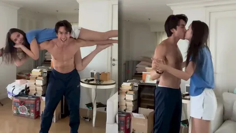 ณเดชน์-ญาญ่า ออกกำลังกายที่บ้าน แต่ช็อตสุดท้ายหวานจนคนโสดตายเรียบ