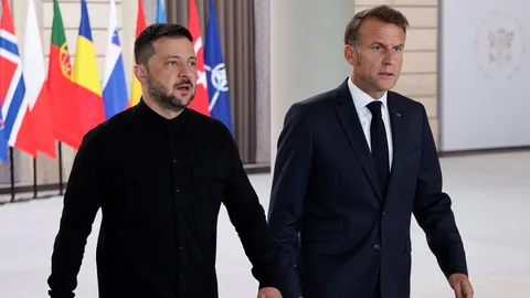 ผู้นำฝรั่งเศสเผย 26 ชาติสัญญาส่งทหารไปยูเครน หลังการต่อสู้จบลง