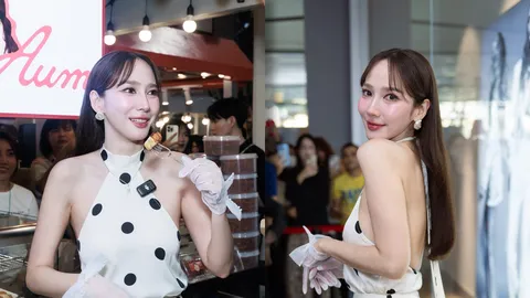 อั้ม พัชราภา ทุ่มแรงหมดหน้าตักทำตลาด "AUM AUM" เมินคนแซะรวยแล้วยังเปิดตลาด