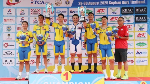 นักปั่นไทยอันดับโลกขยับสูงขึ้น ทำผลงานดีใน “แทร็ก เอเชีย คัพ”