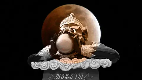 บทสวดราหูอมจันทร์คืนนี้ คาถาจันทบัพพา สุริยะบัพพา ไม่ต้องตั้งโต๊ะทำพิธี