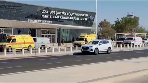 สนามบินอิสราเอลโดนโจมตีด้วยโดรน ต้องปิดน่านฟ้าชั่วคราว