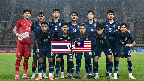 น่าสนใจมาก 11 ตัวจริง "ทีมชาติไทย U23" VS "มาเลเซีย U23" ชี้ชะตาเอเชียน คัพ 2026