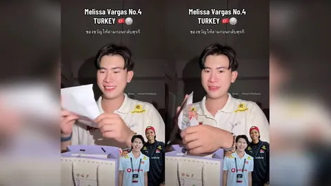 “วาร์กัส” น่ารักสุดๆ! ให้ของขวัญขอบคุณล่ามประจำทีมตุรกี หลังจบศึกชิงแชมป์โลก 2025 (คลิป)