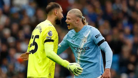 เหนียวจริง !!! ฮาลันด์ ยกย่อง ดอนนารุมม่า หลังเซฟช่วย แมนซิตี้ ชนะ แมนยู