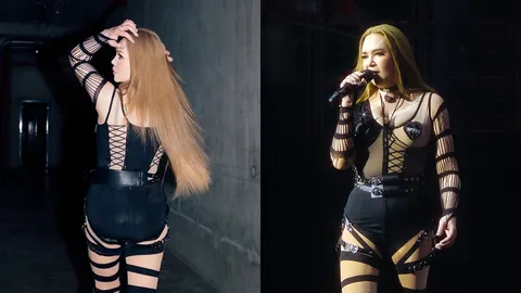 ถูกใจลูกสาว! ทาทา ยัง กับชุดตาข่ายสุดเซ็กซี่ เผยร่างทอง ทำแฟนๆ อึ้งกันทั้งฮอลล์