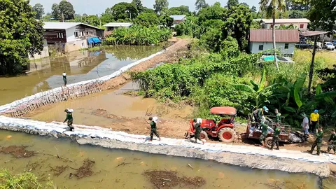 เฝ้าระวัง "ลุ่มเจ้าพระยา" เอ่อล้น "อยุธยา-ชัยนาท" อ่วม อุตุฯเตือนมีฝน 17-21 ก.ย.