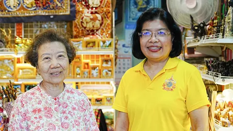 กรมพัฒนาธุรกิจฯ รับฟังปัญหาผู้ประกอบการ ย่านการค้าวัดโพธิ์ เร่งใช้ “คนละครึ่ง” กระตุ้นใช้จ่าย