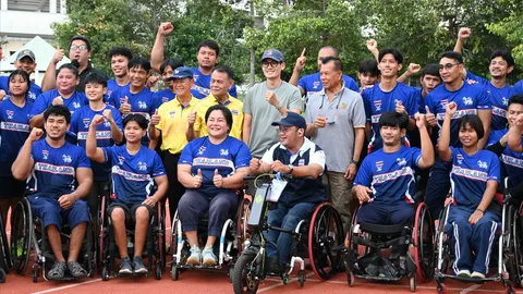 “ประธานต่อย” ลงพื้นที่ตรวจเยี่ยมทัพพาราไทย อ้อนคนไทยร่วมส่งแรงใจใน อาเซียนพาราเกมส์