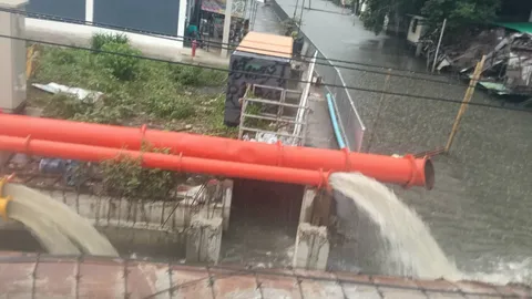 “ดอนเมือง” พร้อมมากรับมือนํ้าท่วม ผุดมาตรการสร้างความมั่นใจ ปชช.ปรับปรุงถนนหน้าวัดไผ่เขียว