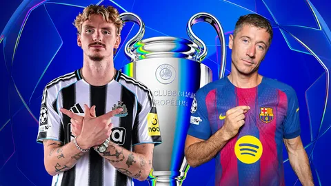 ช่องทางดูบอล ดูบอลสด นิวคาสเซิล พบ บาร์เซโลน่า วันนี้ 02.00 น. ศึก ยูฟ่า แชมเปียนส์ลีก