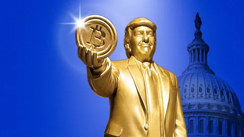 มีวันนี้เพราะพี่ให้! FC ปั้นทรัมป์สีทองถือบิตคอยน์ วางใกล้ทำเนียบขาว หวังขอบคุณที่หนุนคริปโตฯ