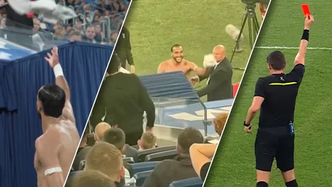 แข้งทีมรัสเซีย ทวงเสื้อคืนจากแฟนบอล หลังVAR ยกเลิกใบแดง (คลิป)