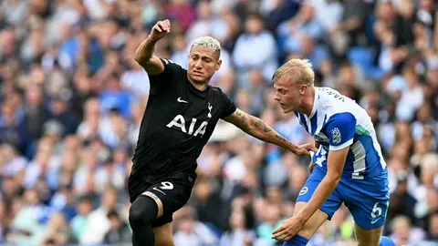 ผลบอล "ไบรท์ตัน" พบ "สเปอร์ส" เสมอกันไป 2-2 แบ่งทีมละแต้ม พรีเมียร์ลีก อังกฤษ 2025-26