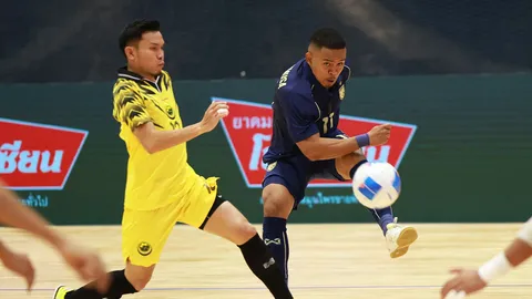 ผลฟุตซอล เอเชียนคัพ 2026 รอบคัดเลือก "ทีมชาติไทย" ไล่ถล่ม "บรูไน" 15-1