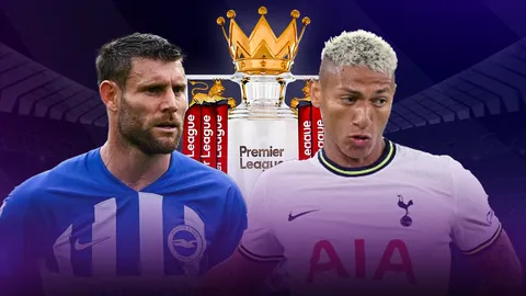 LIVE ถ่ายทอดสด ไบรท์ตัน พบ สเปอร์ส ดูบอลสด คืนนี้ 21.00 น. ศึกพรีเมียร์ลีก